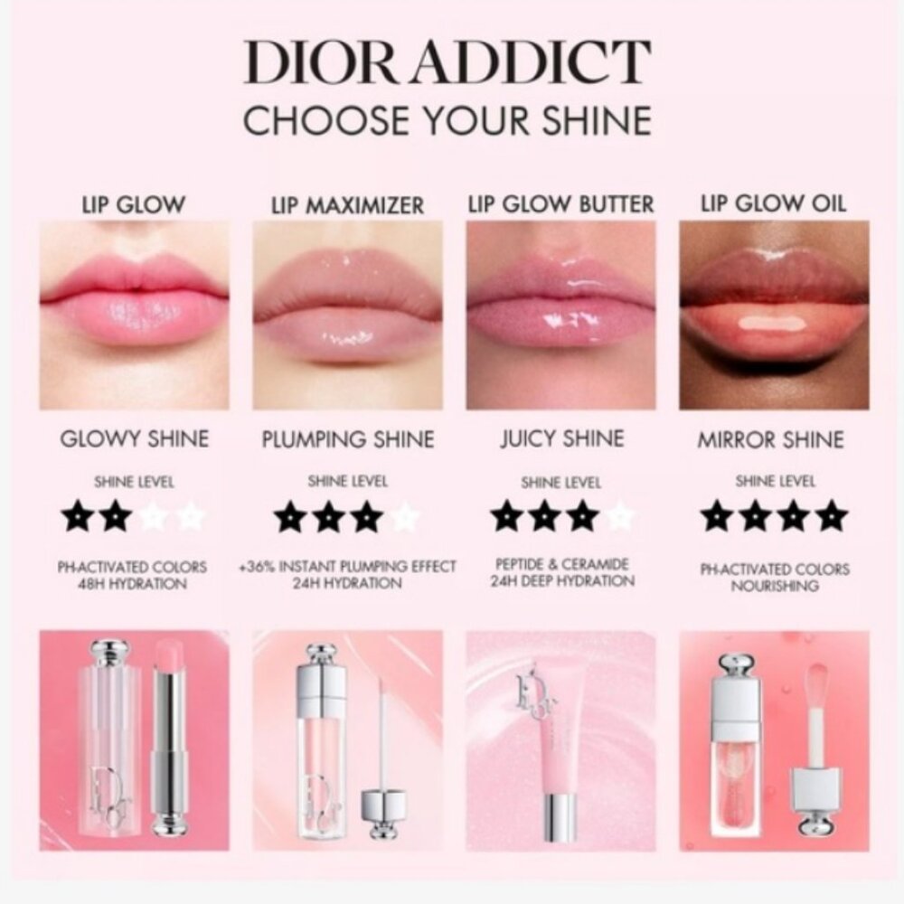 !!NEW!! Dior Addict Lip Maximizer Gloss - Pink (001) - Picture 5 of 5